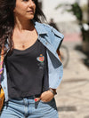 Camiseta tirante "Vibra alto”