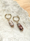 Pendientes Larvikita