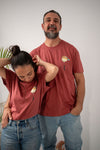 Camiseta unisex ilustrada “Pez Erizo” – Algodón 100% | Diseño hecho en España