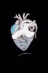 Camiseta unisex oversize “Corazón lleno de mar” – Ilustración marina | Algodón 100% 200g