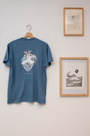 Camiseta unisex “Corazón Herradura” – Nunca es tarde para un corazón lleno de mar | Algodón 100%
