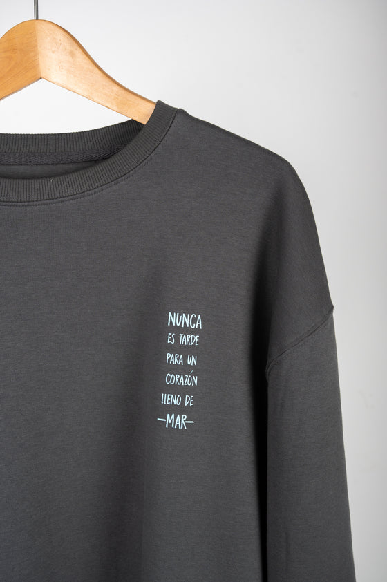 Sudadera corazón de mar