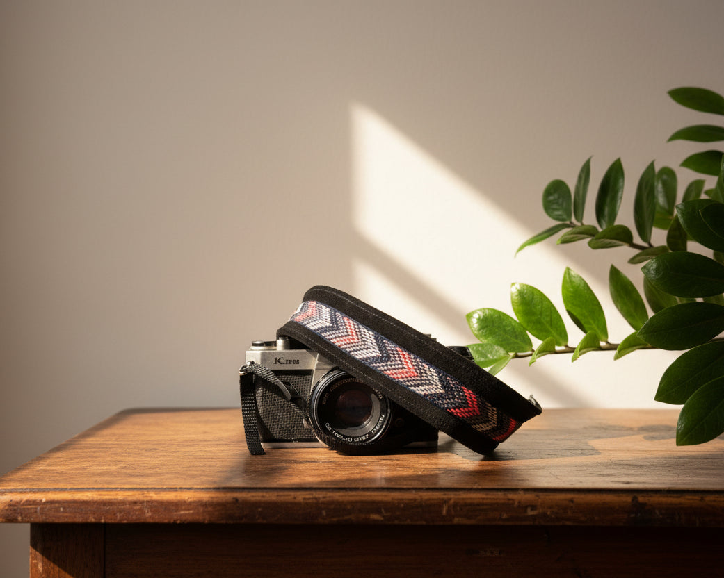 Correa de Cámara Negra y Estilo Etnico