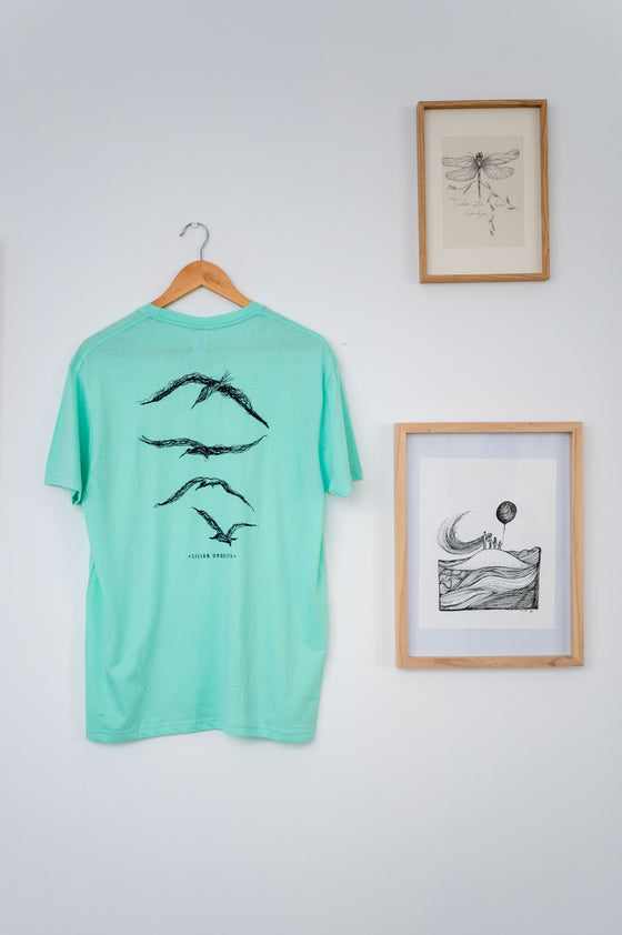 Camiseta Unisex gaviotas