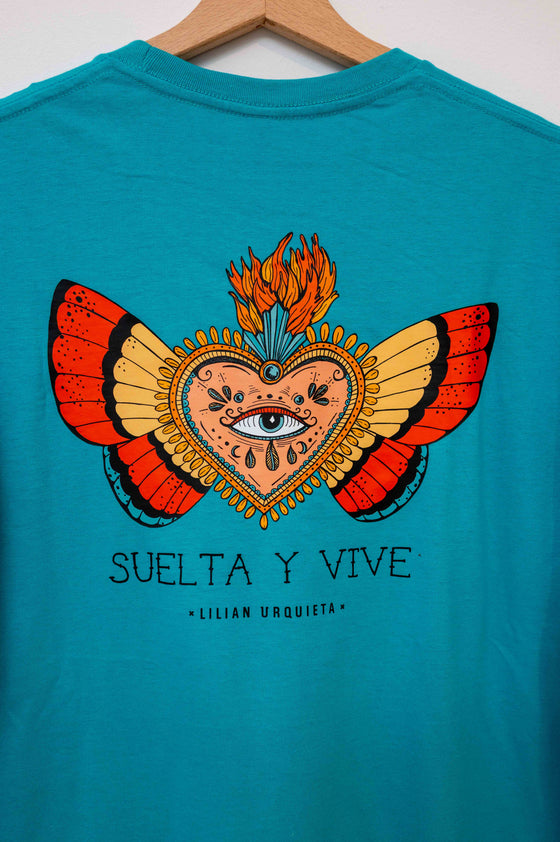 Camiseta  corazón Polilla