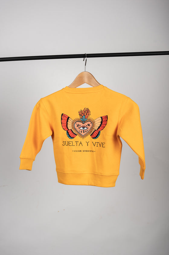 Sudadera niño Suelta y Vive
