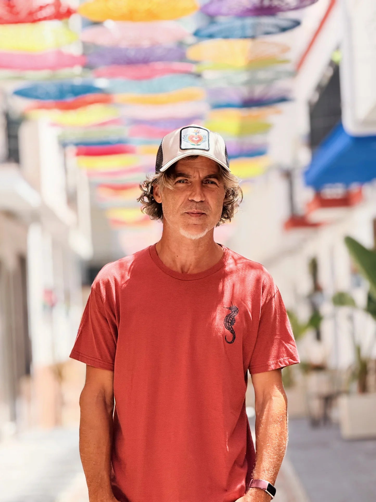 gorra vibra alto beige